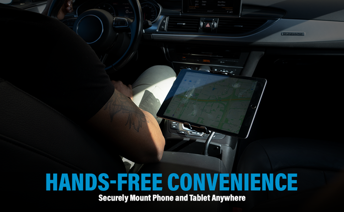 Introducing the Versatile 2-in-1 Tablet & Smartphone Cup Car Mount Holder!