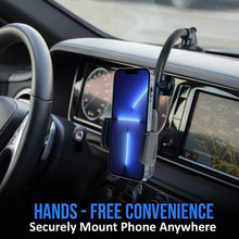 Load image into Gallery viewer, Car Phone Mount Holder with Long Neck Anti Shake Cradle