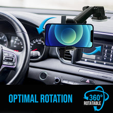 Load image into Gallery viewer, Car Phone Mount Holder One Touch Adjustable Long Neck for Windshield Dashboard Desk