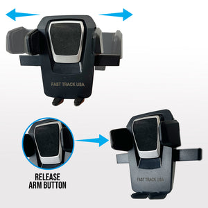 Car Phone Mount Holder One Touch Adjustable Long Neck for Windshield Dashboard Desk