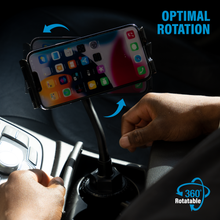 Load image into Gallery viewer, Cup Car Mount Holder 2-In-1 Tablet and Smartphone Rotation