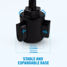 Load image into Gallery viewer, Cup Car Mount Holder 2-In-1 Tablet and Smartphone Expandable base