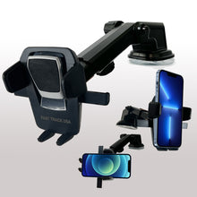 Load image into Gallery viewer, Car Phone Mount Holder One Touch Adjustable Long Neck for Windshield Dashboard Desk