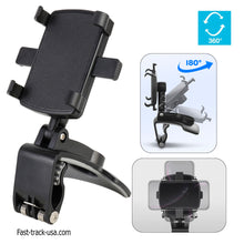Load image into Gallery viewer, Car Phone Mount Holder with Adjustable Bracket Car Cell Phone Mount Holder for Desk Rear Mirror and Sun Visor