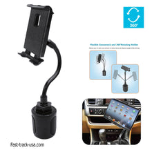 Load image into Gallery viewer, Cup Car Mount Holder 2-In-1 Tablet and Smartphone