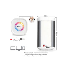 Load image into Gallery viewer, Wireless Portable 360° Bluetooth Universal Speaker White