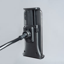 Load image into Gallery viewer, Tablet Holder Phone 2-In-1 with Flexible Long Arm. Bedside Desk Mount Bracket Stand