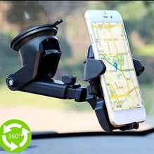 Load image into Gallery viewer, Car Phone Mount Holder Adjustable Long Neck One Touch Windshield Dashboard Desk