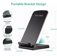 Load image into Gallery viewer, Wireless QI Charger Stand Dock Holder