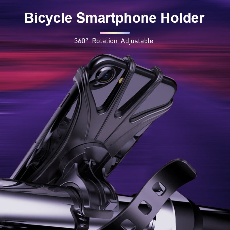 STRIFF Mobile Holder for Bikes, Bike Mobile Holder, Mobile Stand for Bike,  Phone Holder for Bikes GPS nevigation Firm Locking Anti Shake Holder 360