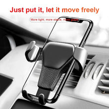 Load image into Gallery viewer, Car Phone Mount Gravity Holder for Air Vent. Compatible with 4 to 6.4 inch width mobile phone