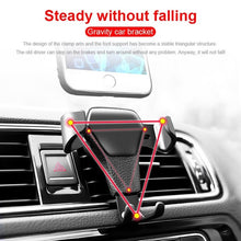 Load image into Gallery viewer, Car Phone Mount Gravity Holder for Air Vent. Compatible with 4 to 6.4 inch width mobile phone