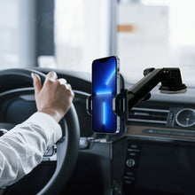 Load image into Gallery viewer, Car Phone Mount Holder with Adaptable Cradle Adjustable Long Neck for Windshield Dashboard
