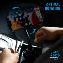 Load image into Gallery viewer, Cup Car Mount Holder 2-In-1 Tablet and Smartphone Rotation
