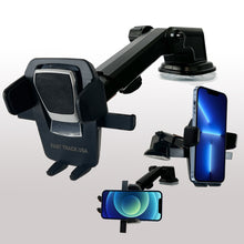 Load image into Gallery viewer, Car Phone Mount Holder One Touch Adjustable Long Neck for Windshield Dashboard Desk
