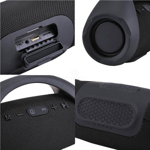 Portable Booms Box Mini Splash-proof Wireless Bluetooth Stereo Speaker Black
