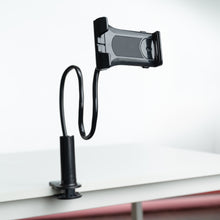 Load image into Gallery viewer, Tablet Holder  Phone 2-In-1 with Flexible Long Arm. Bedside  Desk Mount Bracket Stand
