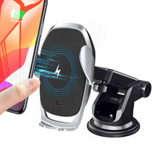 Load image into Gallery viewer, Universal Wireless Car Phone Charger Mount Holder Automatic Clamping

